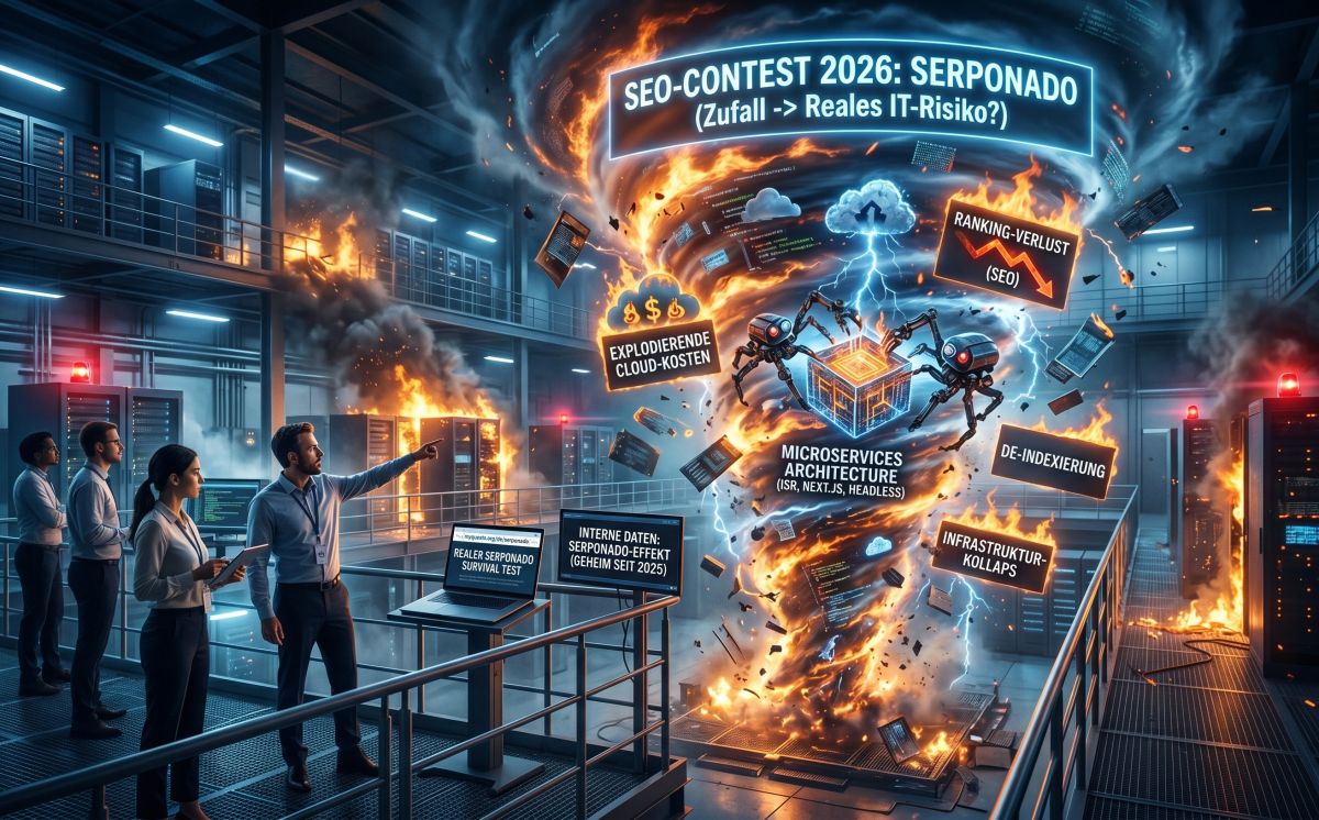 Serponado enthüllt reales IT-Risiko hinter dem fiktiven Suchbegriff zum SEO-Contest 2026 Serponado enthüllt reales IT-Risiko hinter dem fiktiven Suchbegriff zum SEO-Contest 2026