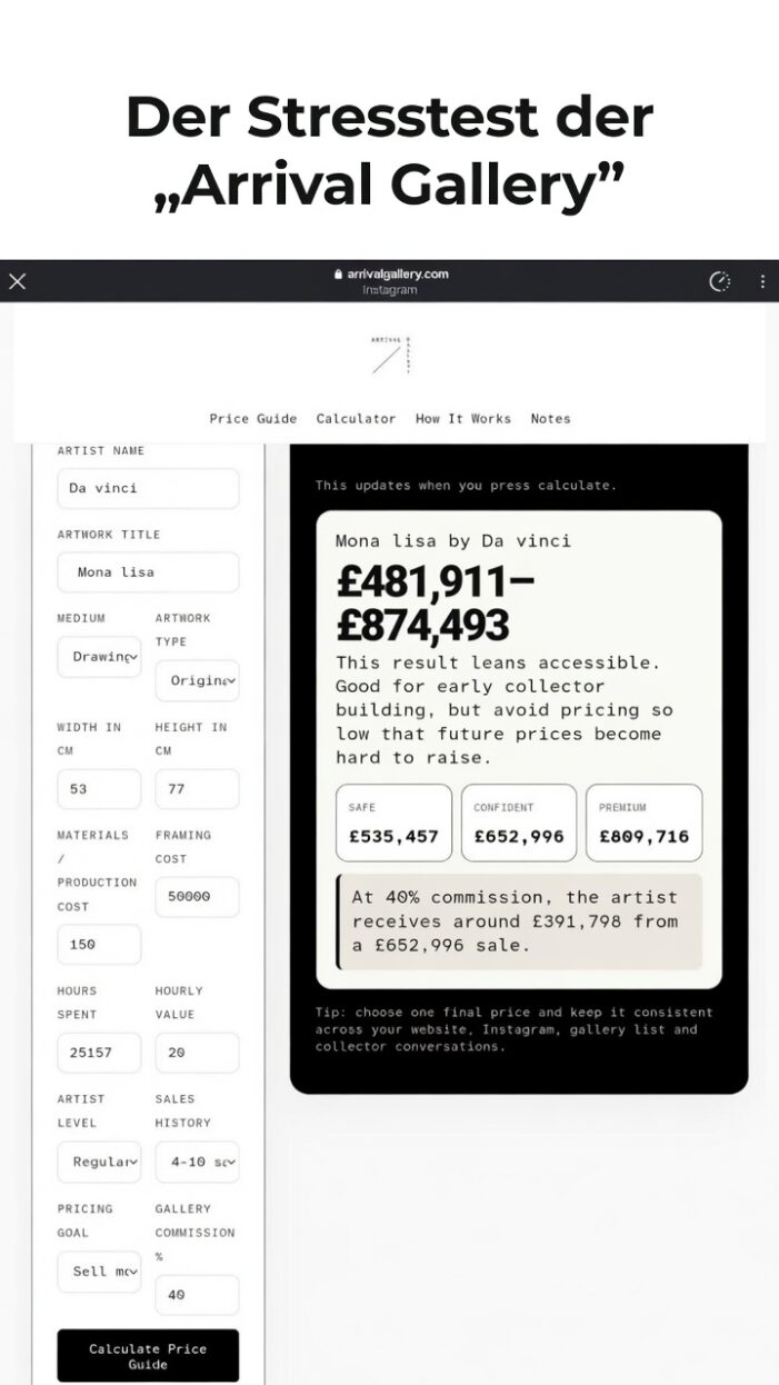 Forensische Dekonstruktion der algorithmischen Kunstbewertung