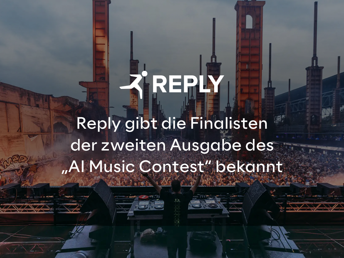 Reply gibt die Finalisten der zweiten Ausgabe des „AI Music Contest“ bekannt Reply gibt die Finalisten der zweiten Ausgabe des „AI Music Contest“ bekannt