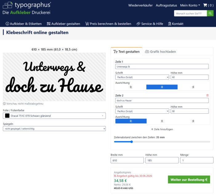 Viele Wege führen nach Rom: Typographus startet neuen Folientext-Generator