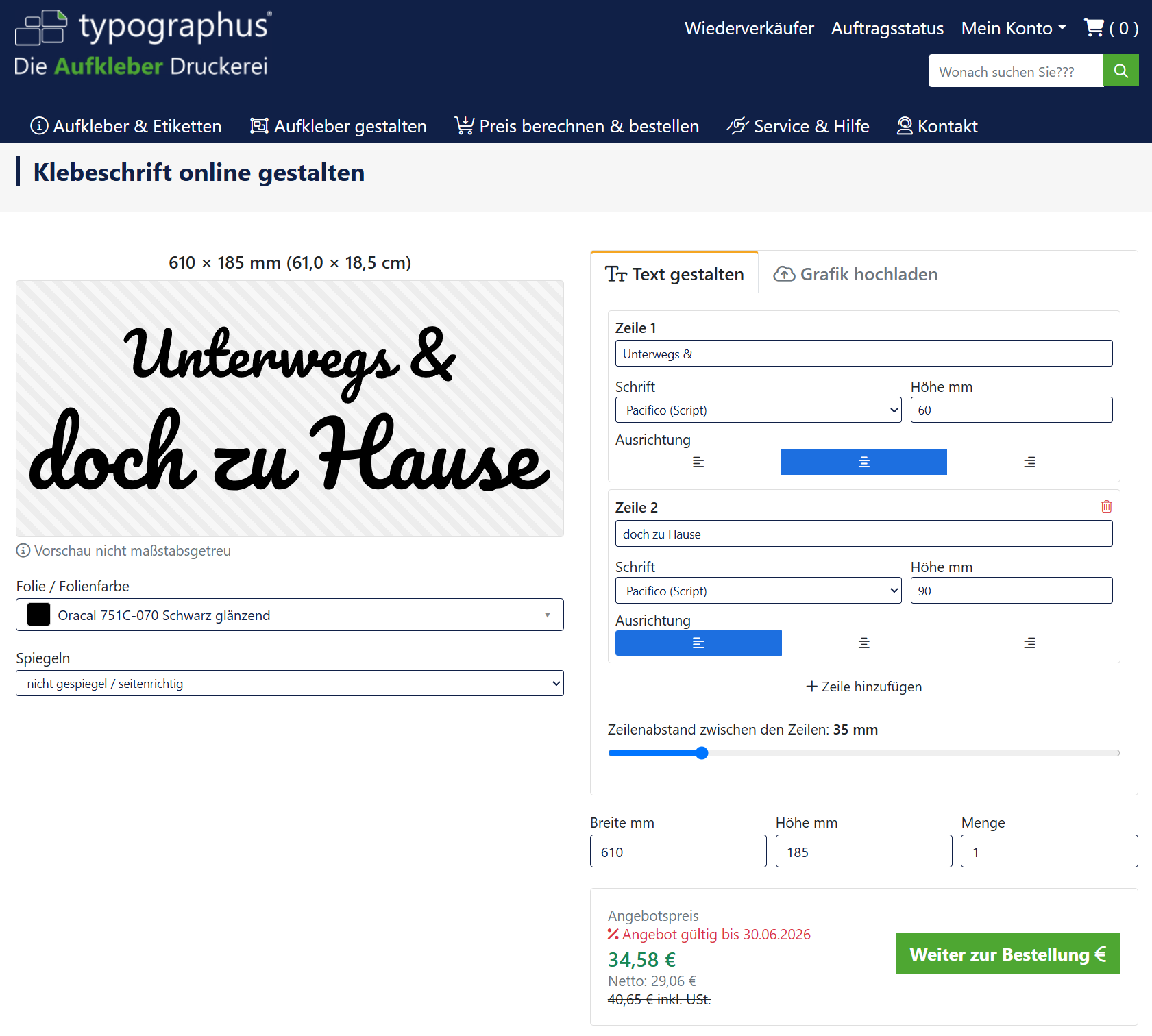 Viele Wege führen nach Rom: Typographus startet neuen Folientext-Generator