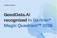 GoodData.AI im Gartner(R) Magic Quadrant(TM) 2026 für Analytics- und BI- Plattformen ausgezeichnet GoodData.AI im Gartner(R) Magic Quadrant(TM) 2026 für Analytics- und BI- Plattformen ausgezeichnet