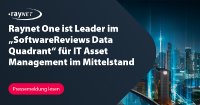 Raynet One ist Leader im„SoftwareReviews Data Quadrant“ für IT Asset Management im Mittelstand