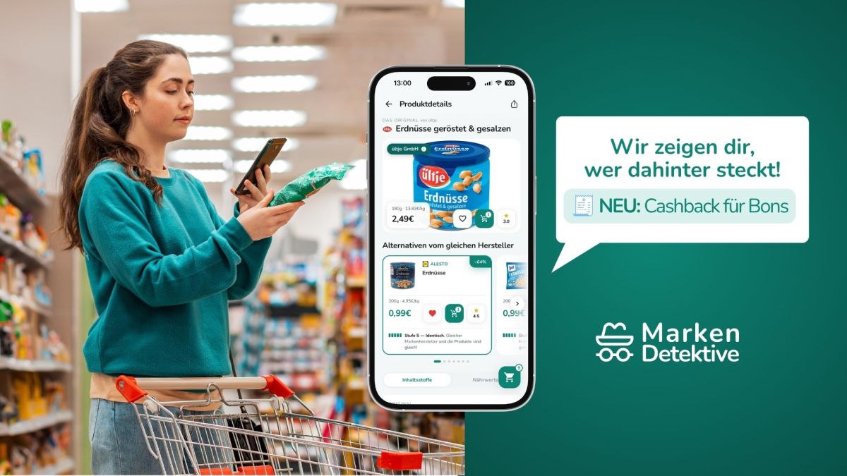 Vom Regal-Rätsel zur Sofort-Antwort: MarkenDetektive launcht KI-gestützte Produktanalyse & Cashback-Community