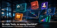Zu viele Tools, zu wenigÜberblick- Welche Software IT-Dienstleister wirklich brauchen Zu viele Tools, zu wenigÜberblick- Welche Software IT-Dienstleister wirklich brauchen