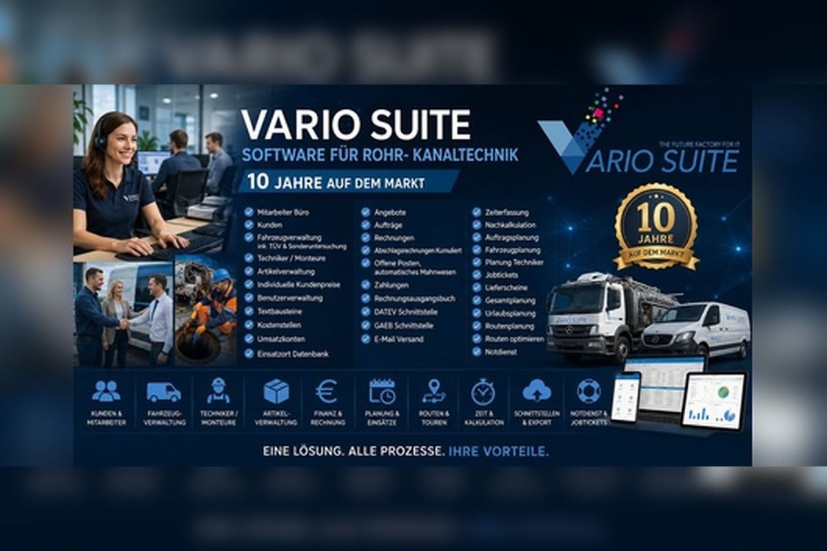 10 Jahre VARIO-SUITE: Digitalisierung für das Handwerk