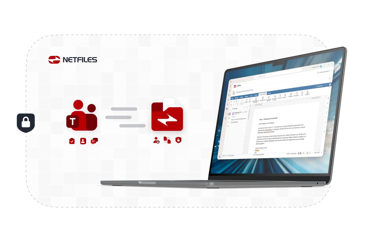 netfiles bringt sichere Datenräume direkt in Microsoft Teams netfiles bringt sichere Datenräume direkt in Microsoft Teams