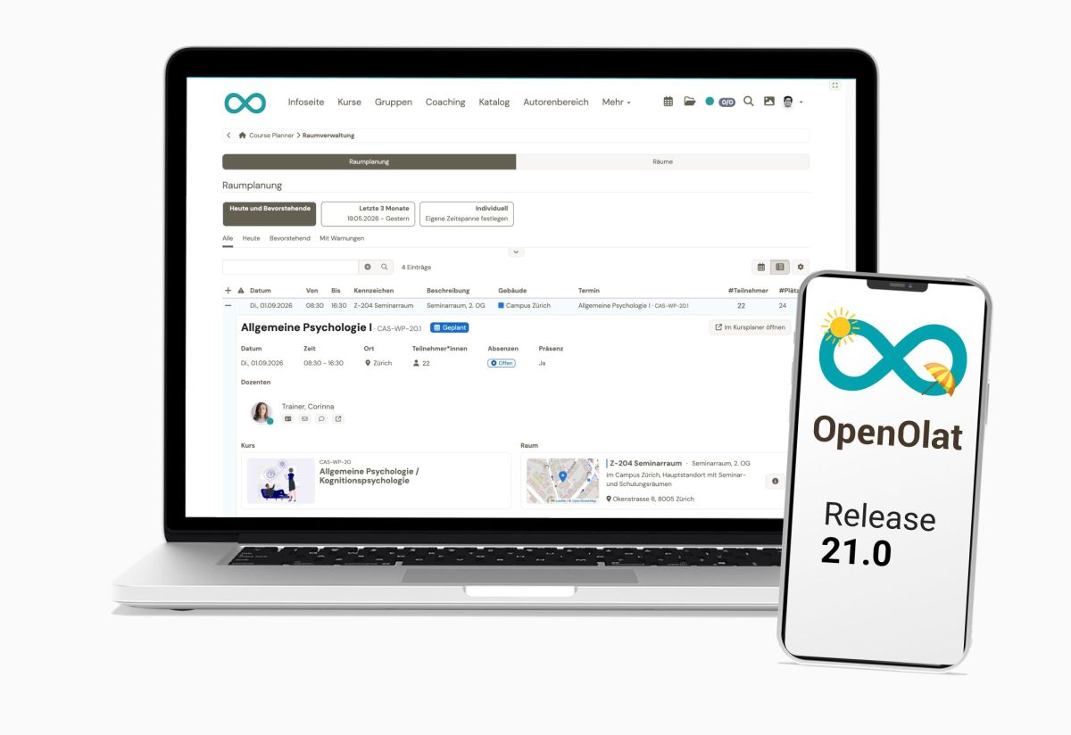 OpenOlat 21.0 – der neue Release im Überblick