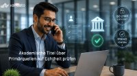 Wie prüft Validato einen akademischen Titel auf Echtheit- Der Verifikationsweg im Detail Wie prüft Validato einen akademischen Titel auf Echtheit- Der Verifikationsweg im Detail