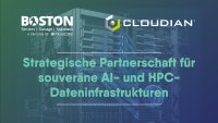 Boston und Cloudian schließen strategische Partnerschaft für souveräne AI- und HPC-Dateninfrastrukturen