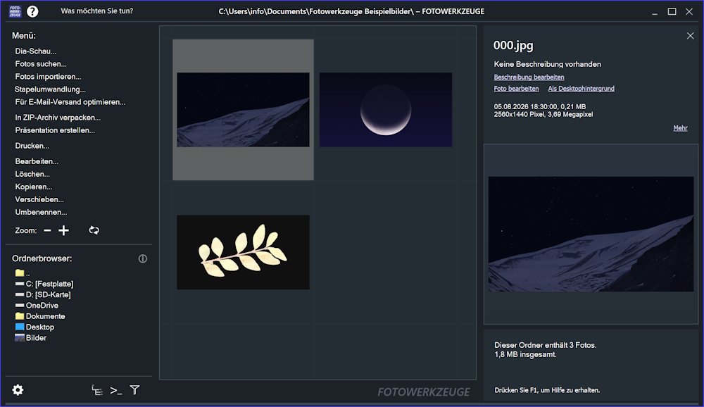 Fotowerkzeuge 6.1: Neue Version der Fotosoftware für Windows erschienen