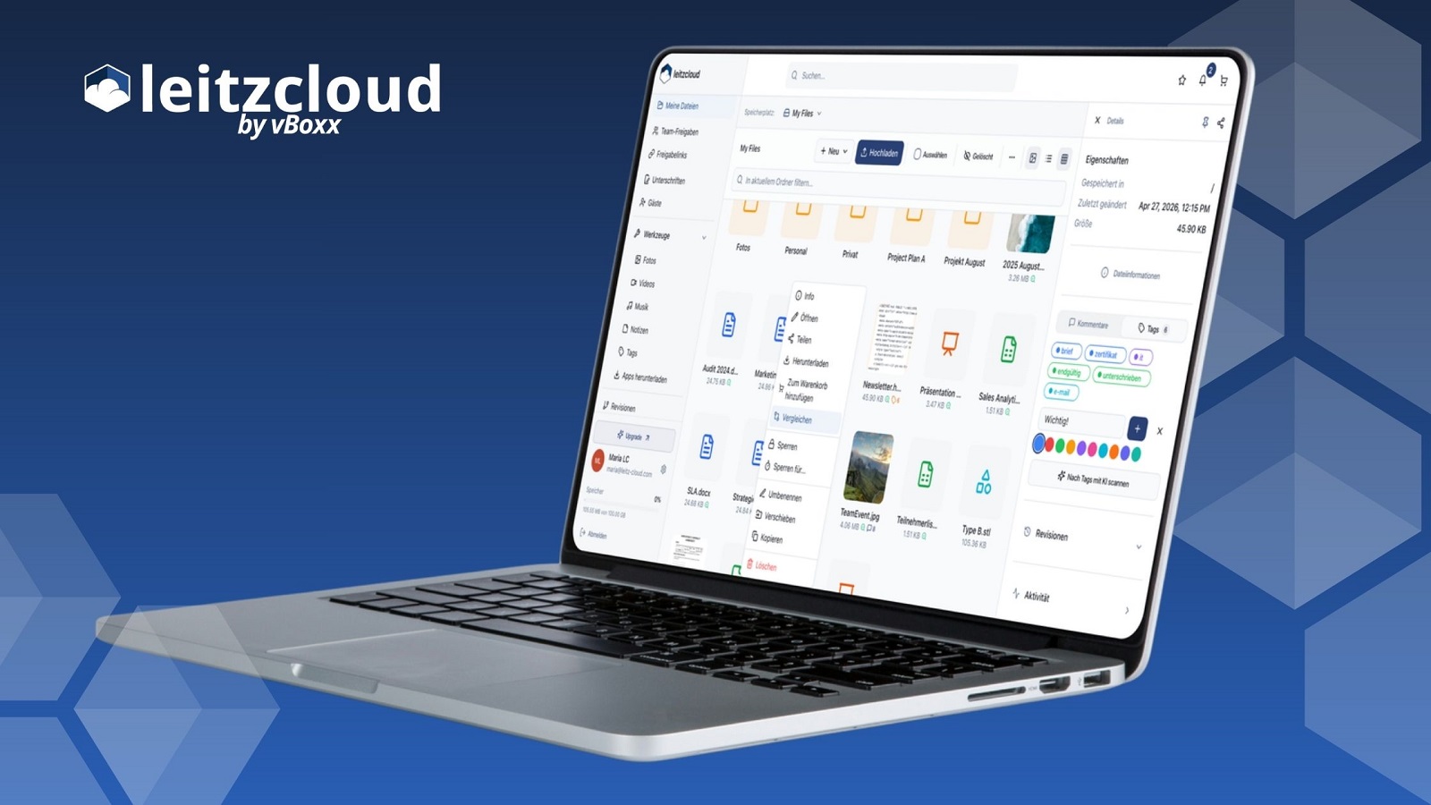 leitzcloud by vBoxx startet Beta-Phase der neuen Web-Suite für Teams leitzcloud by vBoxx startet Beta-Phase der neuen Web-Suite für Teams