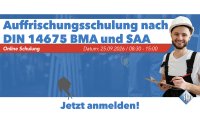 Normen aktuell halten, Audits sicher bestehen: Auffrischungsschulung nach DIN 14675 für BMA und SAA.