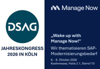 „Wake up with Manage Now!“: Manage Now thematisiert SAP-Modernisierungsbedarf auf dem DSAG-Jahreskongress 2026