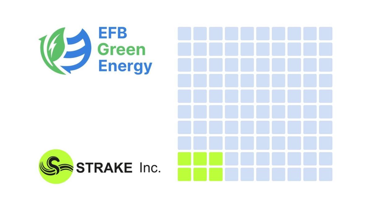 Strake Inc. bestätigt 6%-Beteiligung an EFB Green Energy und strategische Bioenergie-Position Strake Inc. bestätigt 6%-Beteiligung an EFB Green Energy und strategische Bioenergie-Position