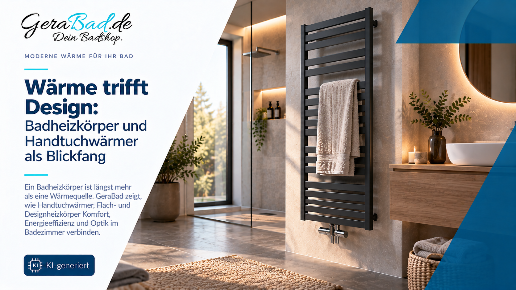 Wärme trifft Design: Badheizkörper und Handtuchwärmer als Blickfang