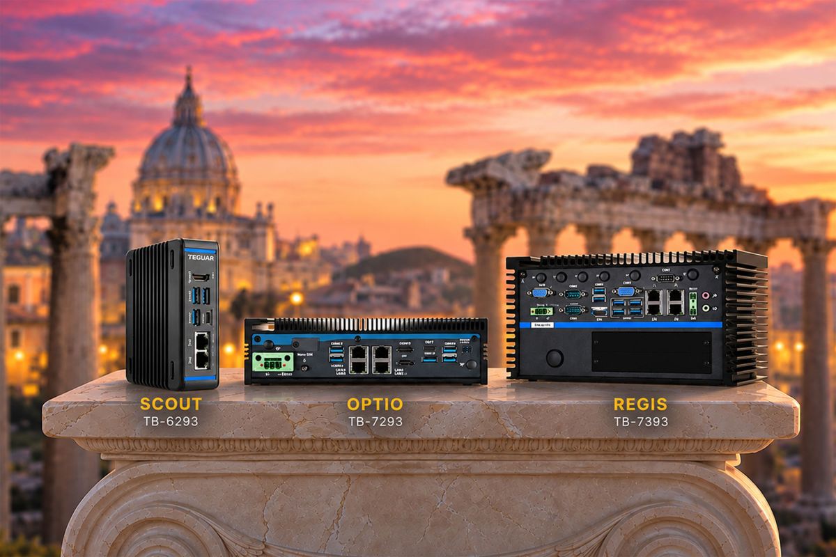 Die neue Teguar Regiment Industrie-PC Serie: 3 Plattformen für Automation, Machine Vision & Industrial Edge AI Die neue Teguar Regiment Industrie-PC Serie: 3 Plattformen für Automation, Machine Vision & Industrial Edge AI