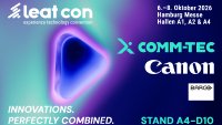 COMM-TEC präsentiert gemeinsam mit Canon und StackControl Lösungen auf der LEaT con 26 in Hamburg COMM-TEC präsentiert gemeinsam mit Canon und StackControl Lösungen auf der LEaT con 26 in Hamburg