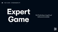 Cyber Security Expert Game für 100 Cyber-Security-Experten von Großkonzernen