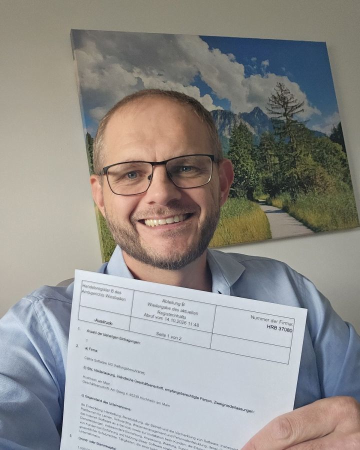 Caltrix Software UG gegründet: Software für die Weitergabe von Wissen im Mittelstand Caltrix Software UG gegründet: Software für die Weitergabe von Wissen im Mittelstand