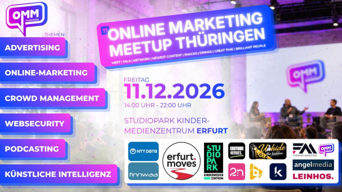 11. Online Marketing Meetup Thüringen, 11.12.26, Erfurt 11. Online Marketing Meetup Thüringen, 11.12.26, Erfurt