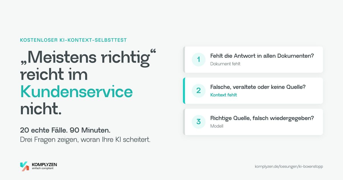 „Meistens richtig“ reicht nicht: Kostenloser Test zeigt, warum KI im Kundenservice Nacharbeit erzeugt
